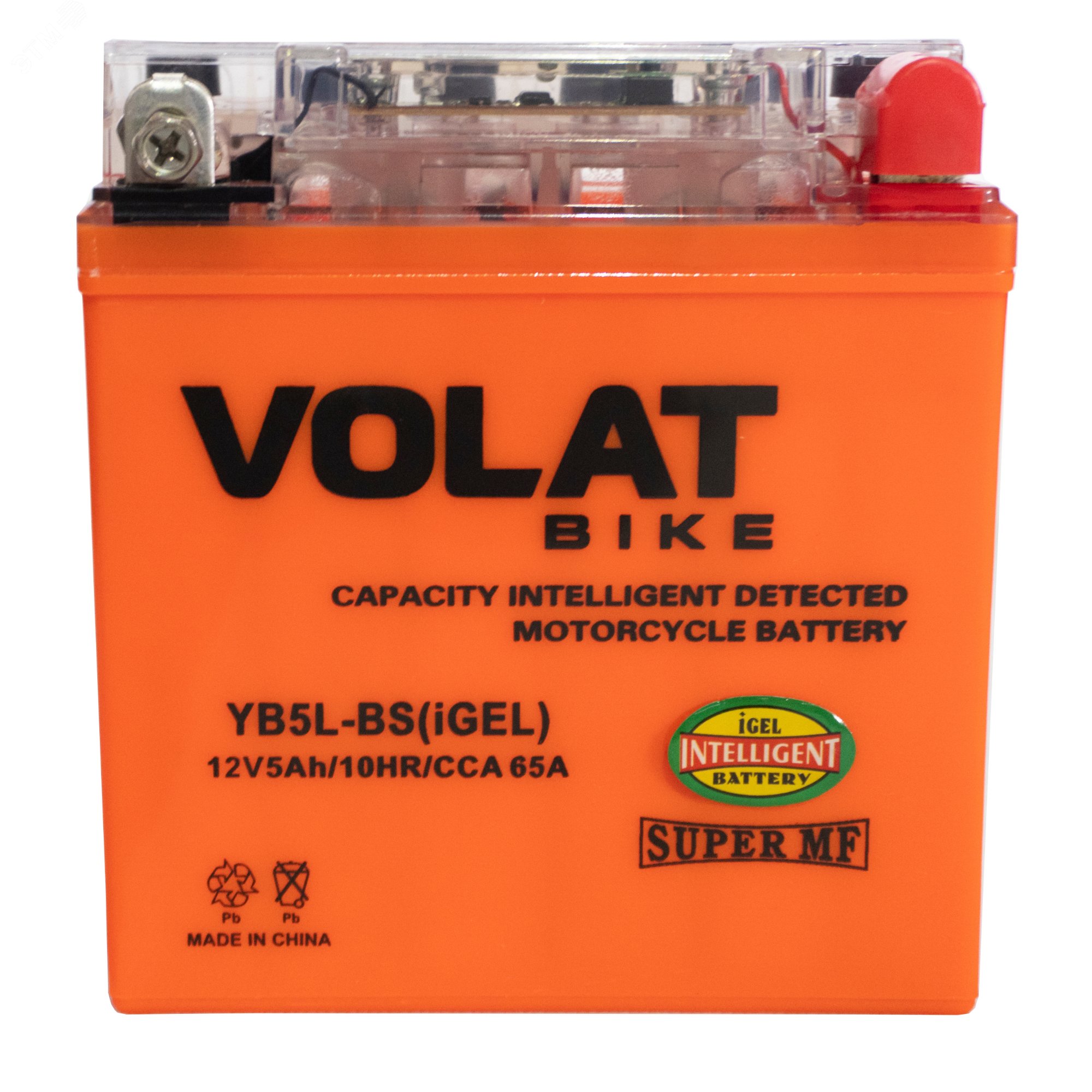 Аккумулятор мото 5Ah Volat YB5L-BS(iGEL) R+ YB5L-BS(iGEL)Volat VOLAT