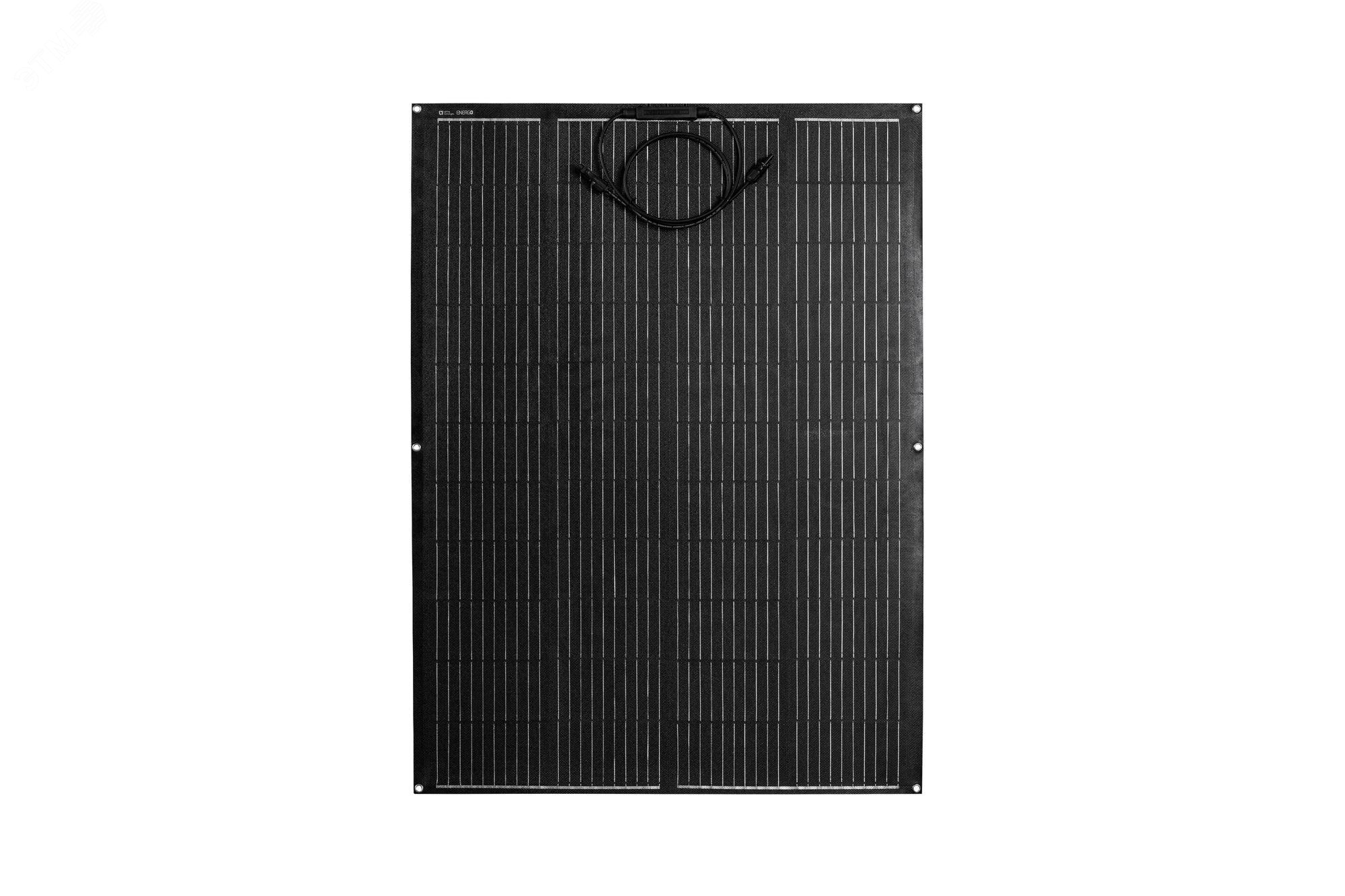 Гибкая солнечная панель LTE SM FSP 100Вт с выходом MC4, черная LTE SM FSP100Вт black LT Energo
