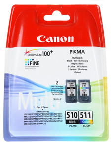 Набор картриджей Canon PG-510/CL-511 многоцветный, черный
