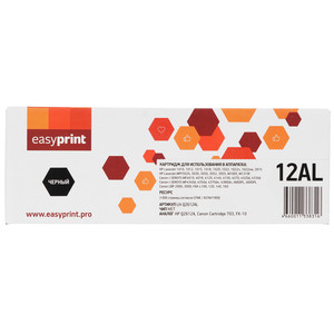 Картридж лазерный EasyPrint LH-Q2612AL черный