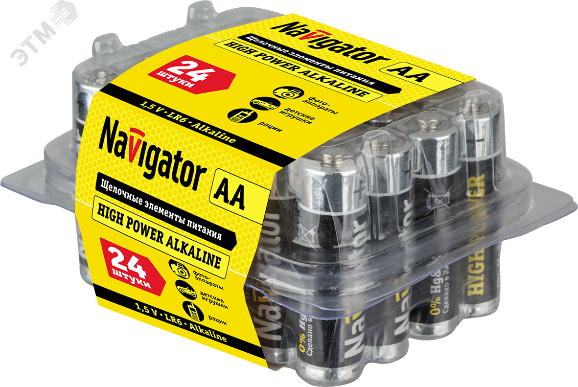 Батарейка NBT-NE-LR6-BOX24 94786 Navigator Group