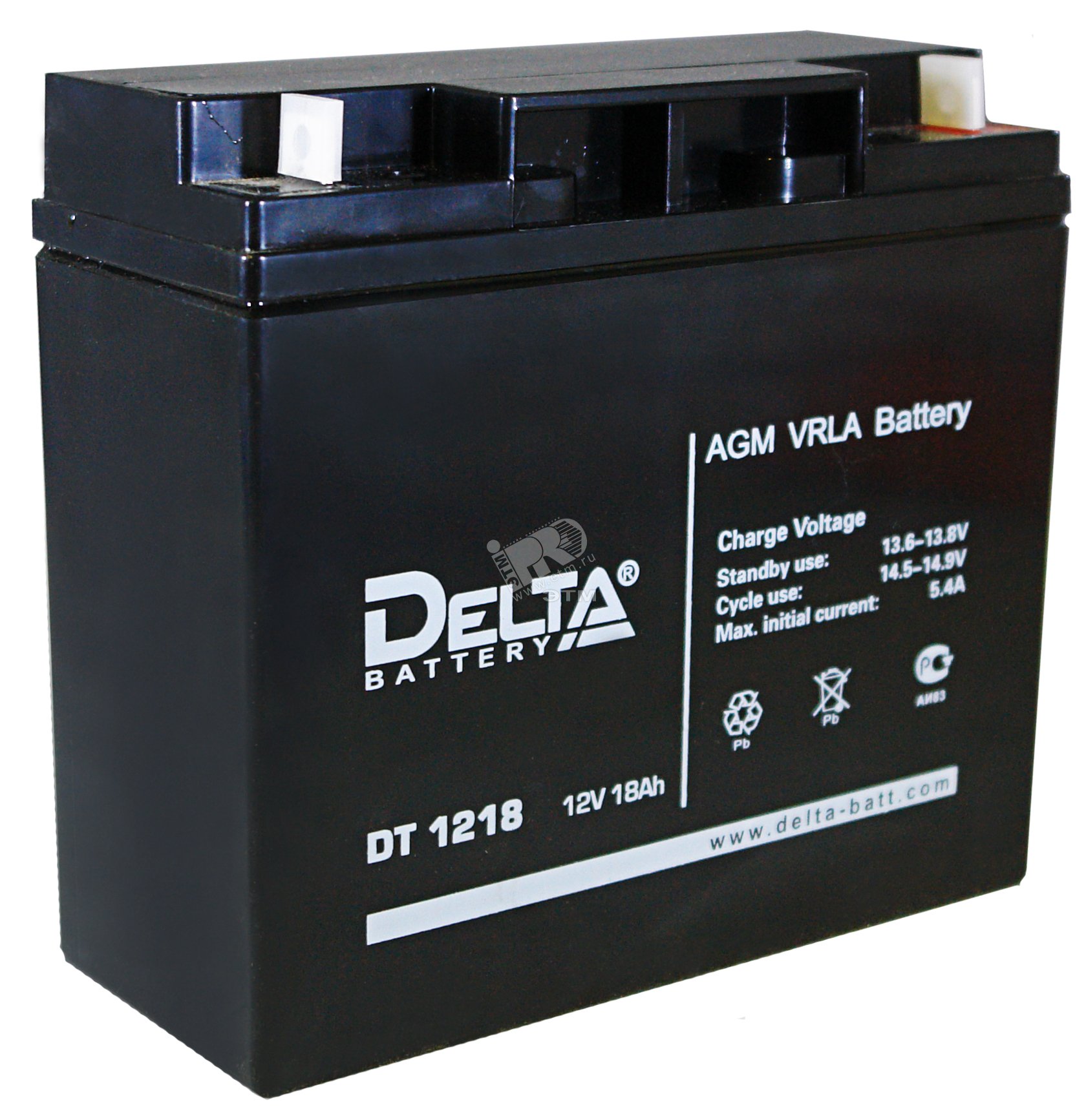 Аккумулятор DT 12В 18Ач DT 1218 DELTA