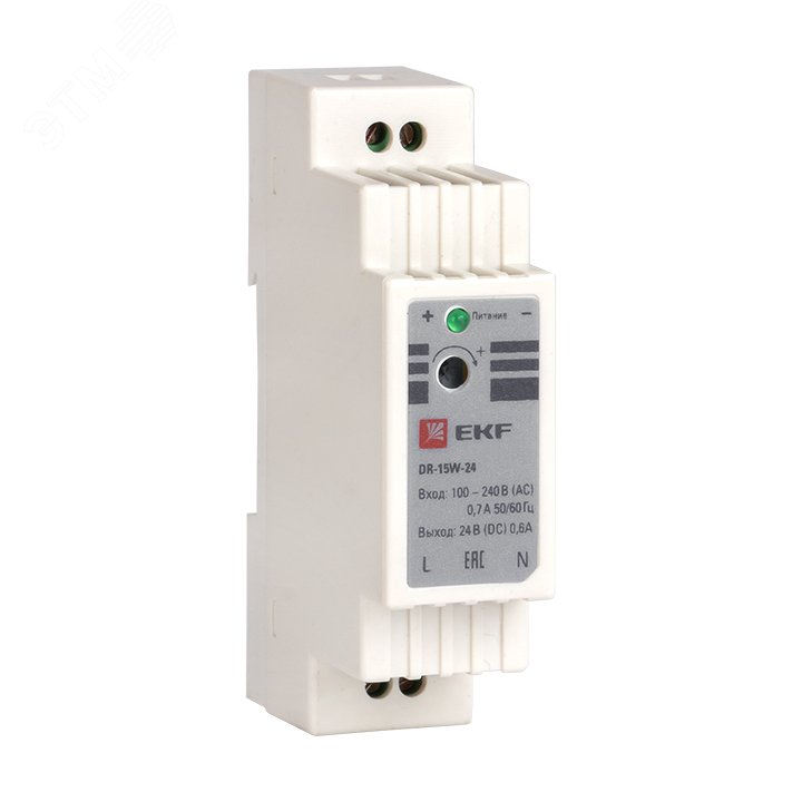 Блок питания 24В PROxima DR-15W-24 EKF